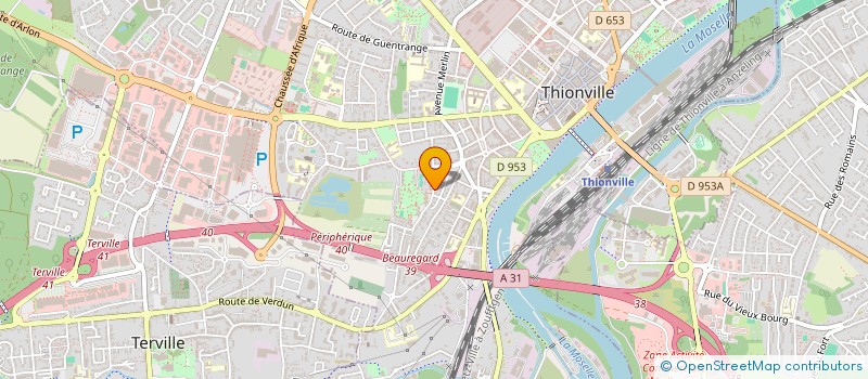 localisation de l'entreprise LE PETIT FOURNIL  THIONVILLE