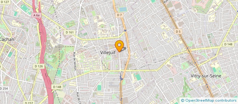 localisation de l'entreprise LE PETIT FRUITIER à VILLEJUIF