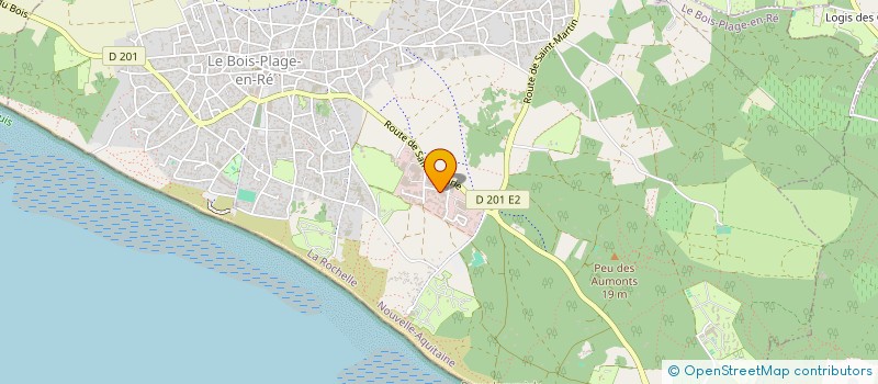 localisation de l'entreprise LE PETIT GARAGE DE L'ILE  LE BOIS-PLAGE-EN-RE