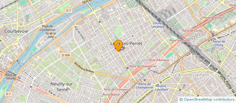 localisation de l'entreprise LE PETIT GARCON à LEVALLOIS-PERRET