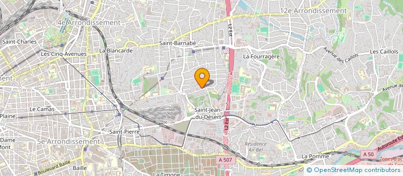 localisation de l'entreprise LE PETIT GARLABAN à MARSEILLE