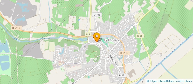 localisation de l'entreprise LE PETIT GARONS à BELLEGARDE