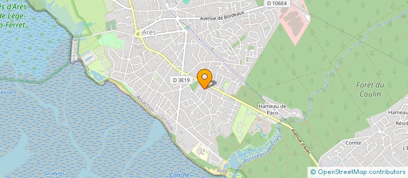 localisation de l'entreprise LE PETIT GEYMOND  ARES