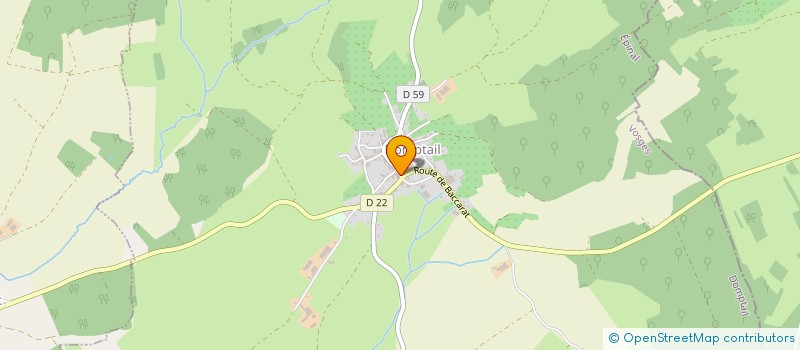 localisation de l'entreprise LE PETIT GLORIEUX  DOMPTAIL