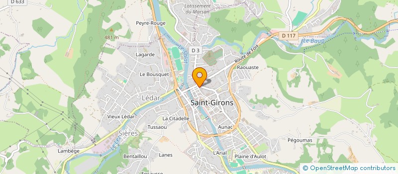 localisation de l'entreprise LE PETIT GOURMAND à SAINT-GIRONS