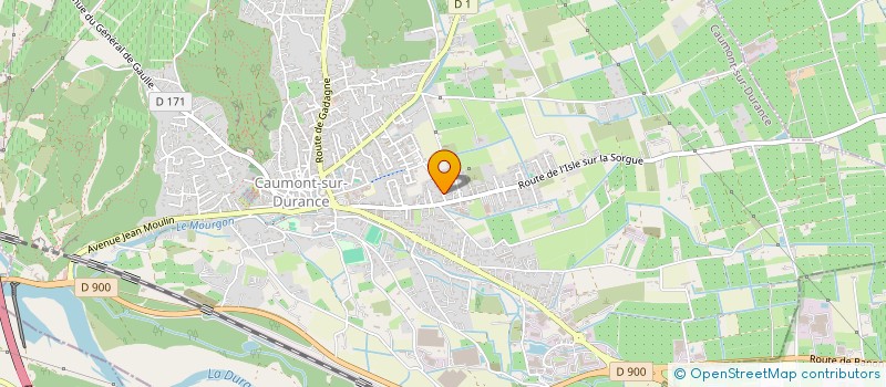 localisation de l'entreprise LE PETIT GREEN  CAUMONT-SUR-DURANCE