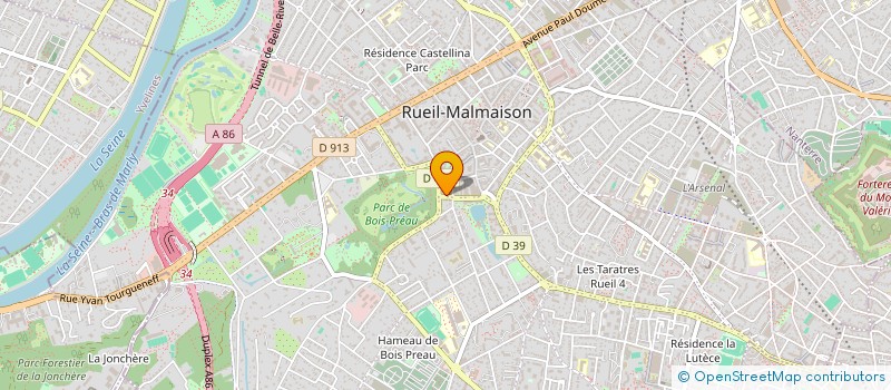 localisation de l'entreprise LE PETIT GRENIER à RUEIL-MALMAISON