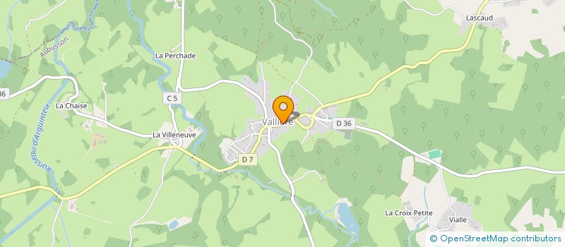 localisation de l'entreprise LE PETIT GRILL DU COIN à VALLIERE