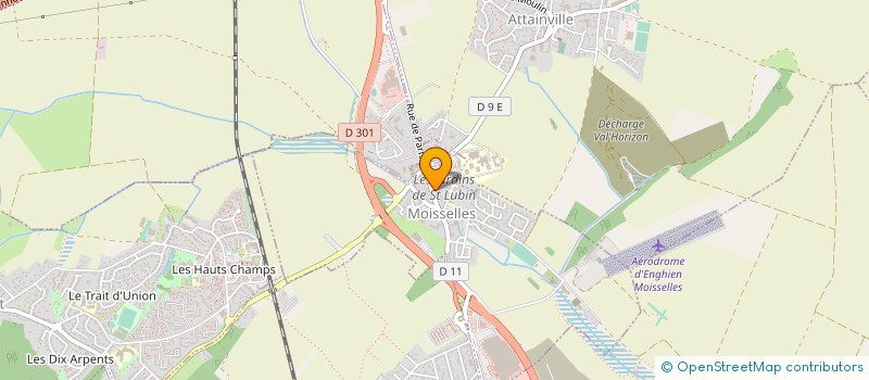localisation de l'entreprise LE PETIT GRIS DU PERE BAILLY à MOISSELLES