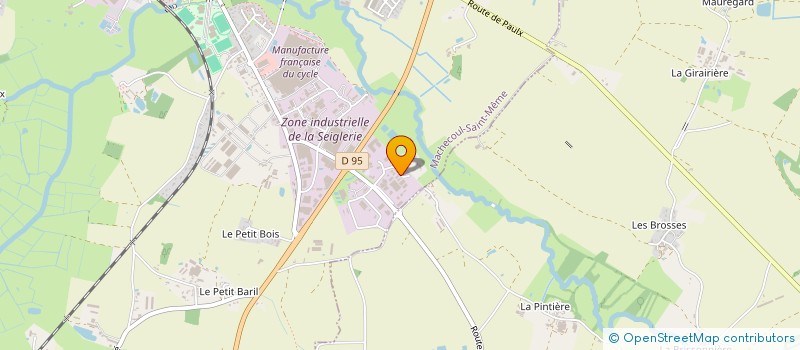 localisation de l'entreprise LE PETIT GUEULETON  MACHECOUL-SAINT-MEME