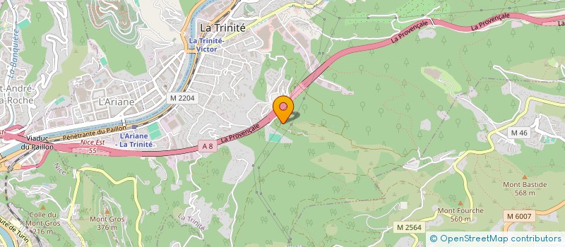 localisation de l'entreprise LE PETIT HAMEAU à LA TRINITE