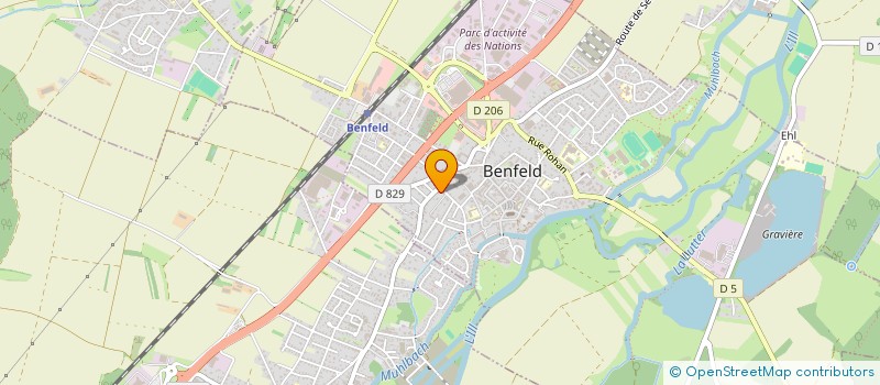 localisation de l'entreprise LE PETIT HAVRE DE JOY  BENFELD