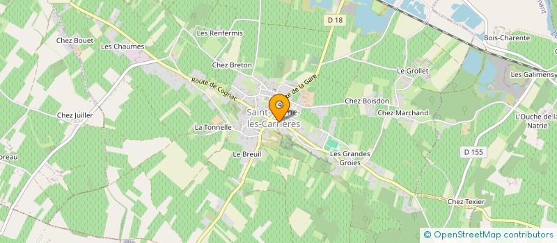 localisation de l'entreprise LE PETIT INSTITUT à SAINT-MEME-LES-CARRIERES
