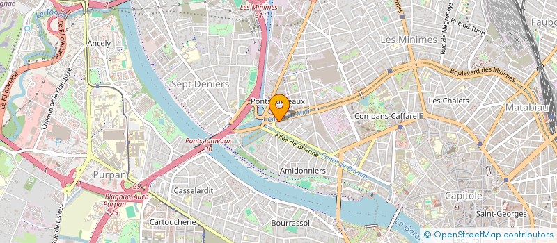 localisation de l'entreprise LE PETIT JARDIN à TOULOUSE