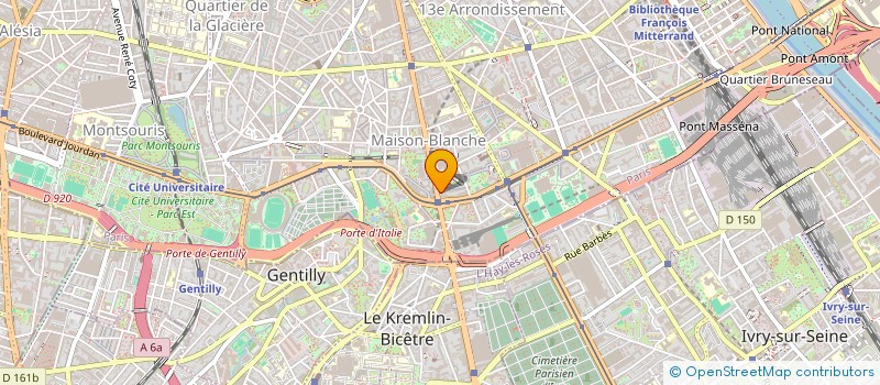 localisation de l'entreprise LE PETIT JARDIN à PARIS