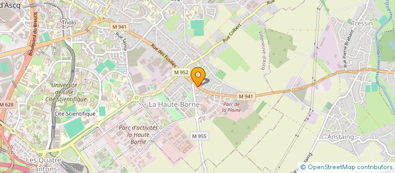 localisation de l'entreprise LE PETIT JARDIN à VILLENEUVE-D'ASCQ