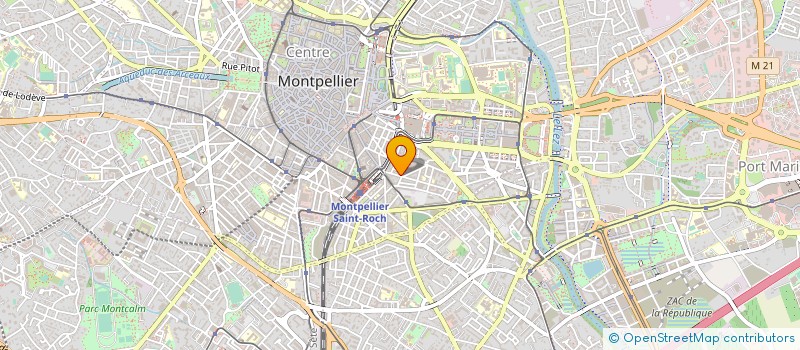 localisation de l'entreprise LE PETIT JARDIN à MONTPELLIER