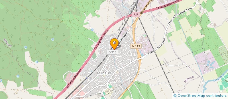 localisation de l'entreprise LE PETIT JARDIN  MILHAUD