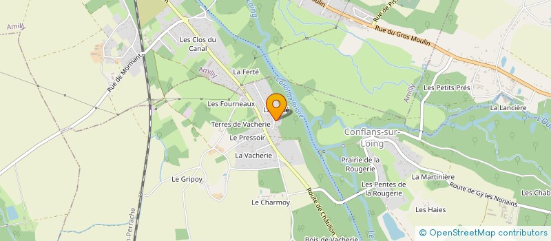 localisation de l'entreprise LE PETIT JARDINIER à CONFLANS-SUR-LOING