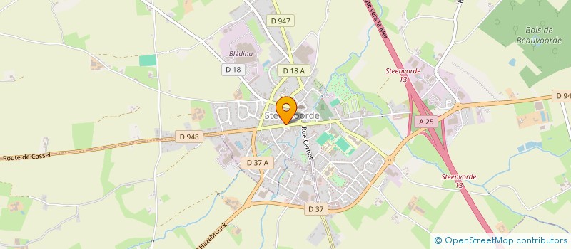 localisation de l'entreprise LE PETIT JEAN à STEENVOORDE