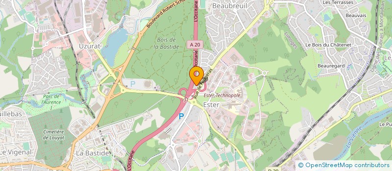 localisation de l'entreprise LE PETIT JESUS à LIMOGES