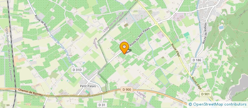 localisation de l'entreprise LE PETIT JONQUIER  LAGNES