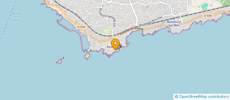 localisation de l'entreprise LE PETIT JONZY  SAINT-RAPHAEL