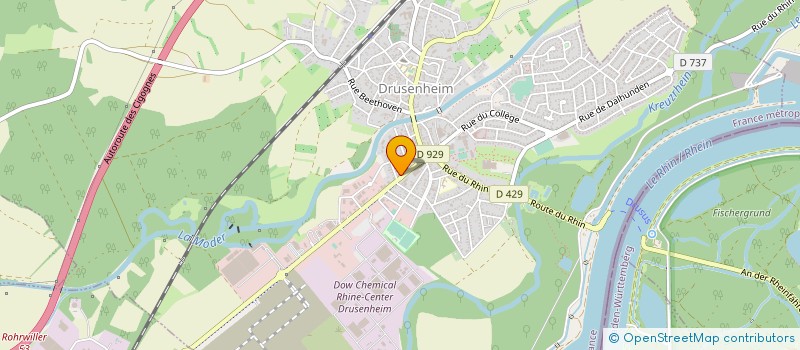 localisation de l'entreprise LE PETIT KALE  DRUSENHEIM