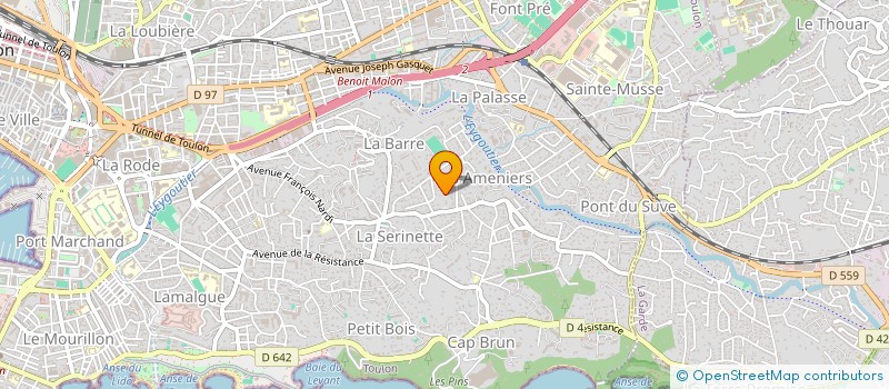 localisation de l'entreprise LE PETIT KIOSQUE à TOULON