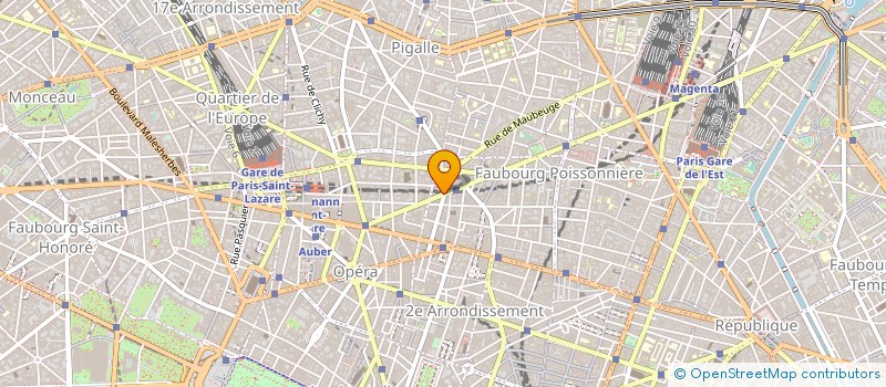 localisation de l'entreprise LE PETIT LAFAYETTE à PARIS