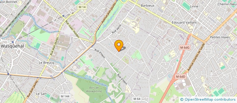 localisation de l'entreprise LE PETIT LANDAS à CROIX