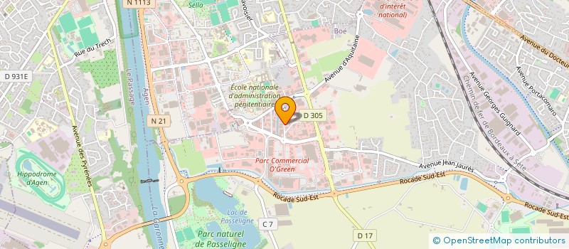 localisation de l'entreprise LE PETIT LAPIN ROUGE à BOE