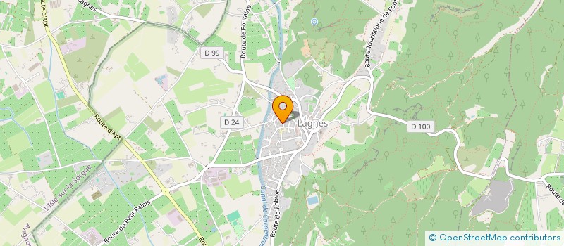 localisation de l'entreprise LE PETIT LARGE  LAGNES