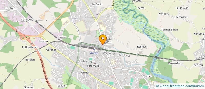 localisation de l'entreprise LE PETIT LARMOR  PLOUGOUMELEN