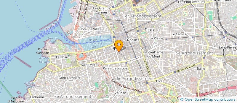 localisation de l'entreprise LE PETIT LATIN à MARSEILLE