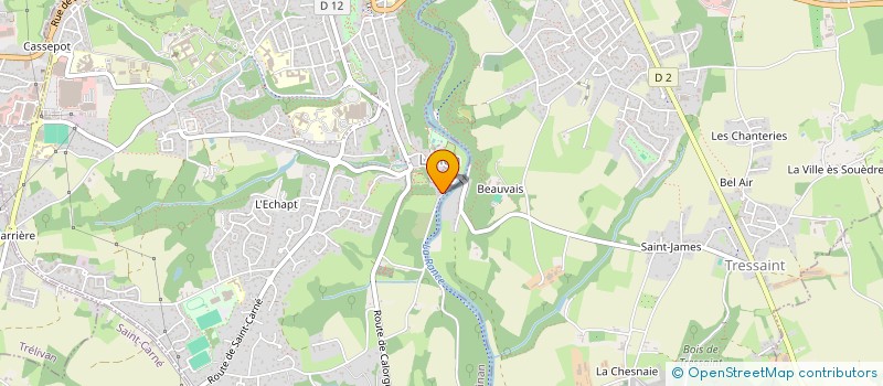 localisation de l'entreprise LE PETIT LIVET  DINAN