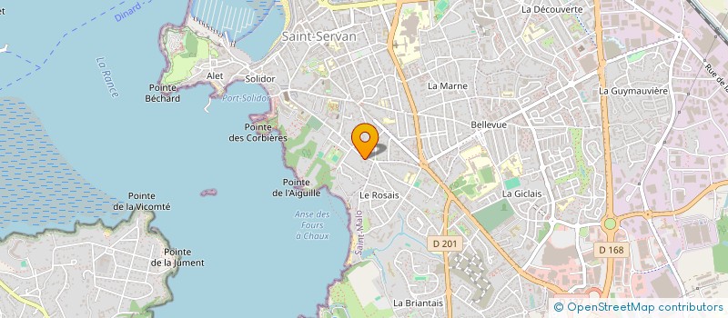 localisation de l'entreprise LE PETIT LORMEL  SAINT-MALO