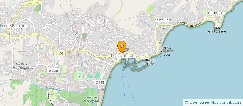 localisation de l'entreprise LE PETIT LOUIS à LE LAVANDOU