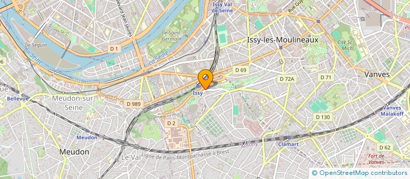 localisation de l'entreprise LE PETIT LOUP DE PARIS à ISSY-LES-MOULINEAUX