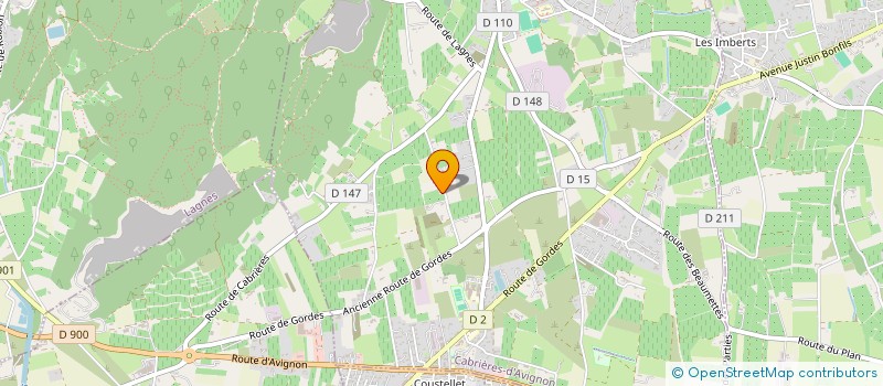 localisation de l'entreprise LE PETIT LUBERON  CABRIERES D'AVIGNON