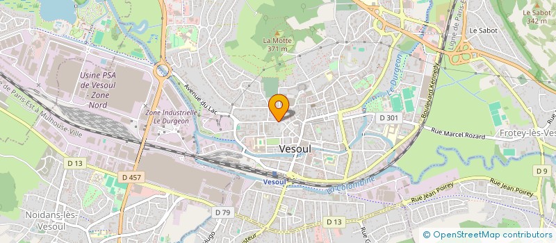 localisation de l'entreprise LE PETIT LUXEMBOURG à VESOUL