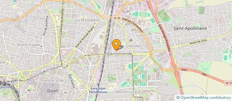 localisation de l'entreprise LE PETIT MACONNAIS à DIJON