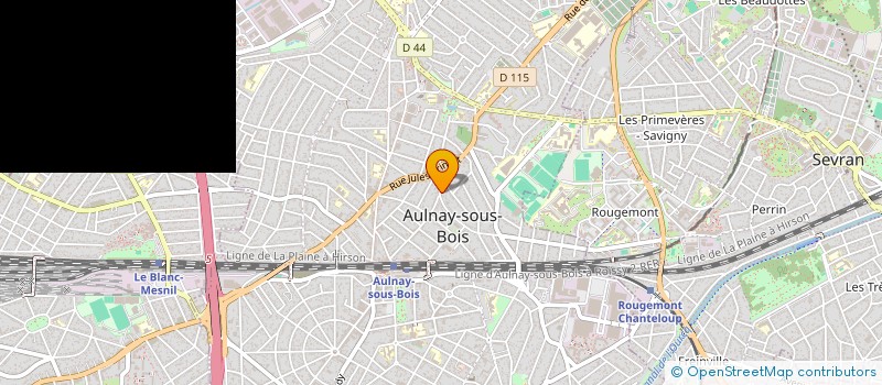 localisation de l'entreprise LE PETIT MANDARIN à AULNAY-SOUS-BOIS