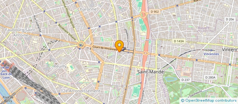 localisation de l'entreprise LE PETIT MANEGE à PARIS 12