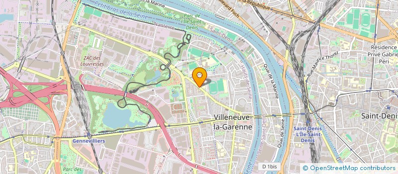 localisation de l'entreprise LE PETIT MARAICHER  VILLENEUVE-LA-GARENNE