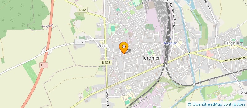 localisation de l'entreprise LE PETIT MARAICHER DE L ESPOIR à TERGNIER