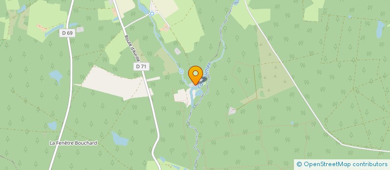 localisation de l'entreprise LE PETIT MARAIS  AVRILLE-LES-PONCEAUX