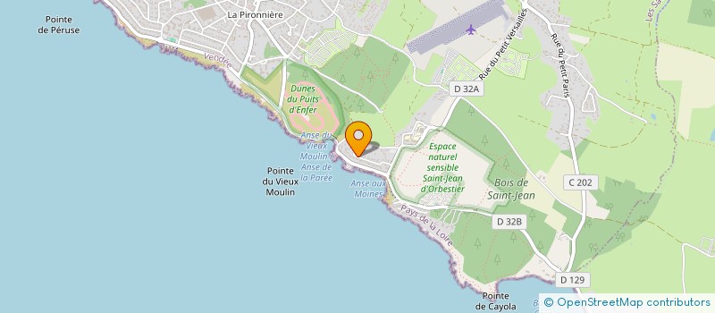 localisation de l'entreprise LE PETIT MARAIS à LES SABLES D'OLONNE