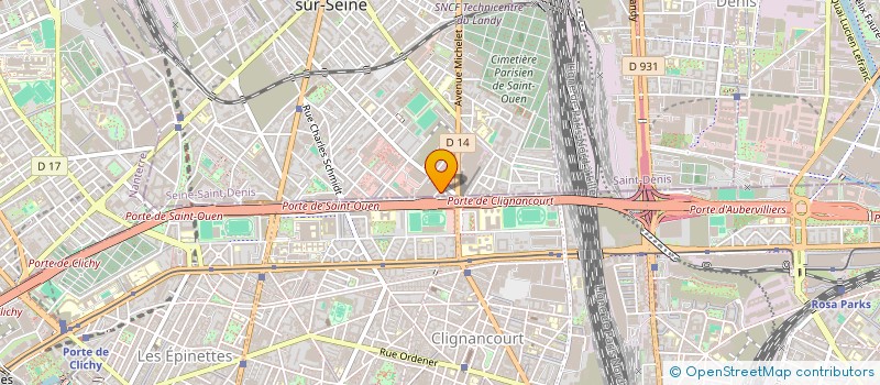 localisation de l'entreprise LE PETIT MARCEAU à SAINT-OUEN-SUR-SEINE