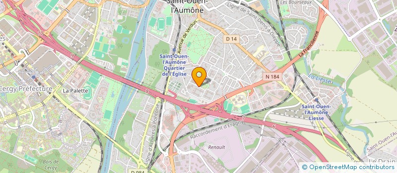 localisation de l'entreprise LE PETIT MARCHE  SAINT-OUEN-L'AUMONE